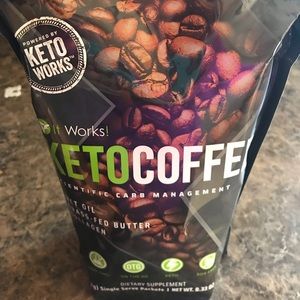 15 single serve Keto coffee packets